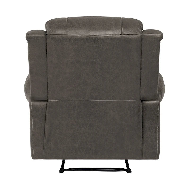 Fauteuil inclinable Copper Grove Dilsen extra large à accoudoirs roulés, modèle « Wall Hugger ».