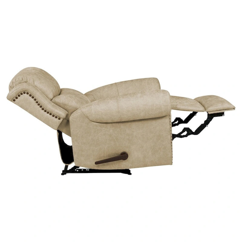 Fauteuil inclinable Copper Grove Dilsen extra large à accoudoirs roulés, modèle « Wall Hugger ».