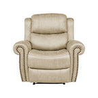 Fauteuil inclinable Copper Grove Dilsen extra large à accoudoirs roulés, modèle « Wall Hugger ».