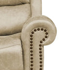 Fauteuil inclinable Copper Grove Dilsen extra large à accoudoirs roulés, modèle « Wall Hugger ».