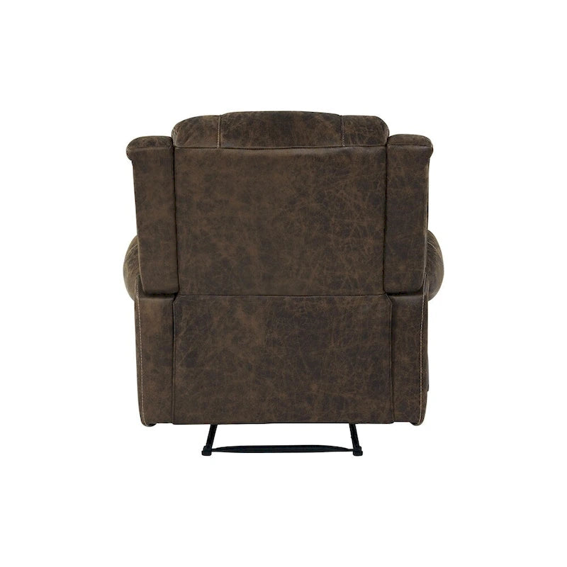 Fauteuil inclinable Copper Grove Dilsen extra large à accoudoirs roulés, modèle « Wall Hugger ».