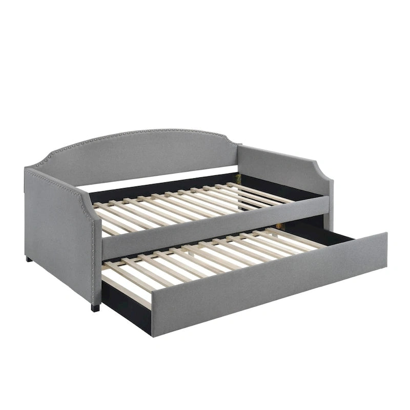 Lit de jour double rembourré Yamna