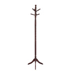 Porte-manteau Fletcher Merlot avec poteau torsadé