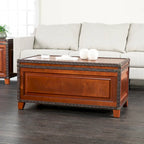 SEI Furniture Ailsa Wooden Trunk Coffee Table