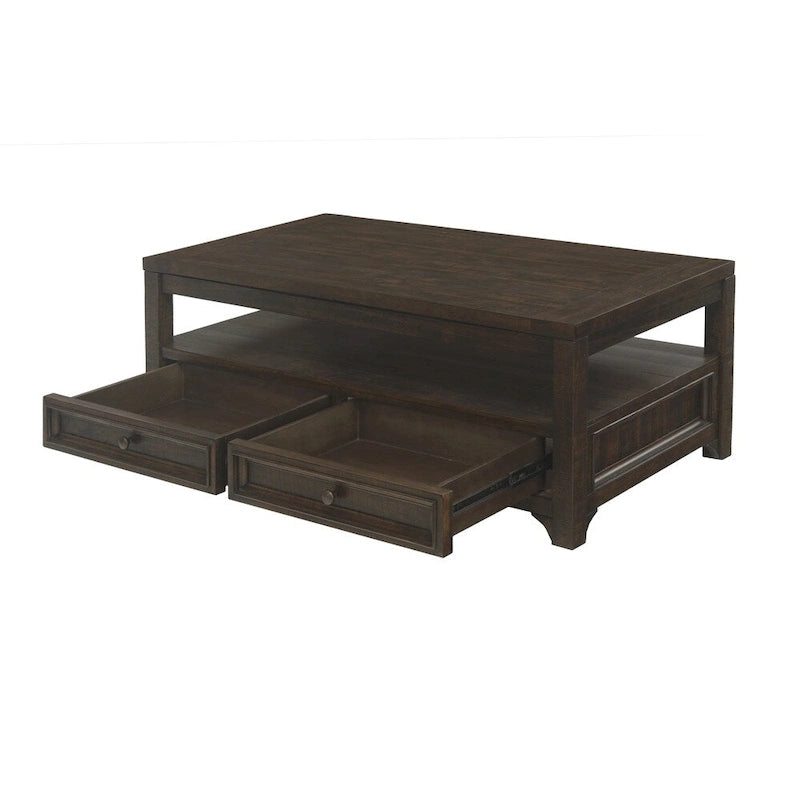 Table basse relevable en bois massif Carbon Loft Helcar