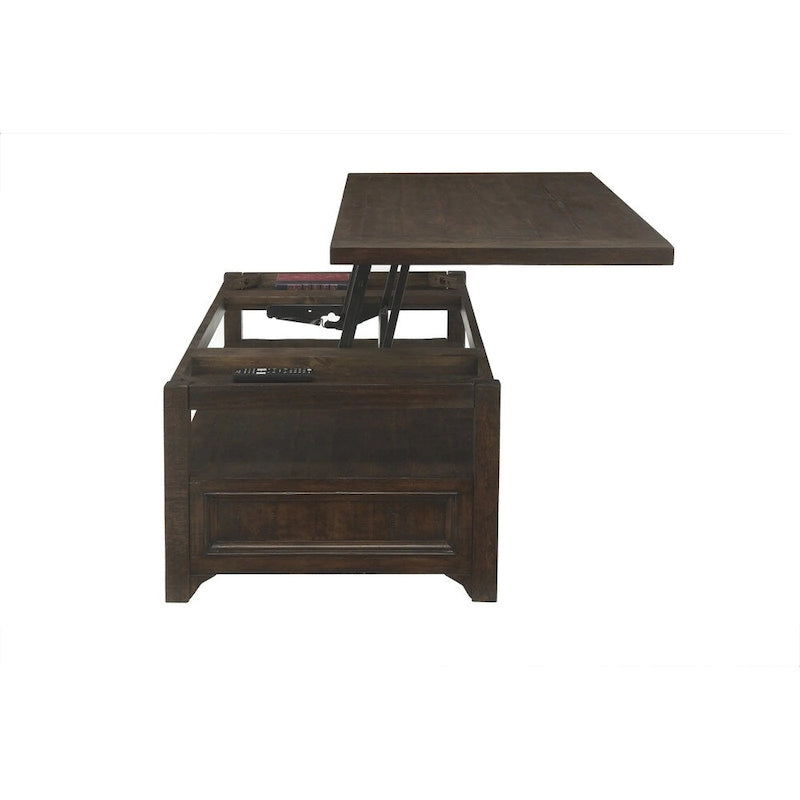 Table basse relevable en bois massif Carbon Loft Helcar