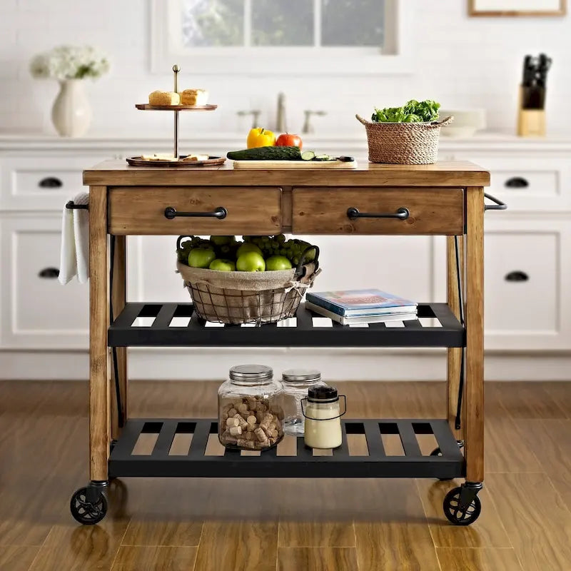 Chariot de cuisine Crosley Roots - 42 po L x 18 po P x 36,75 po H