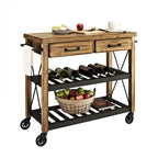 Chariot de cuisine Crosley Roots - 42 po L x 18 po P x 36,75 po H