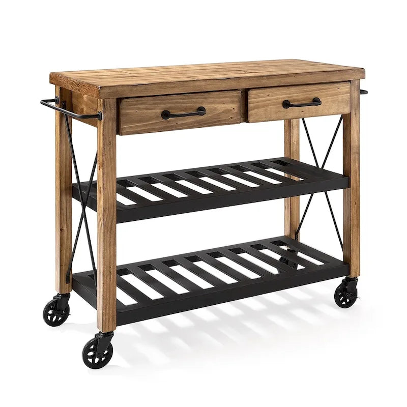Chariot de cuisine Crosley Roots - 42 po L x 18 po P x 36,75 po H