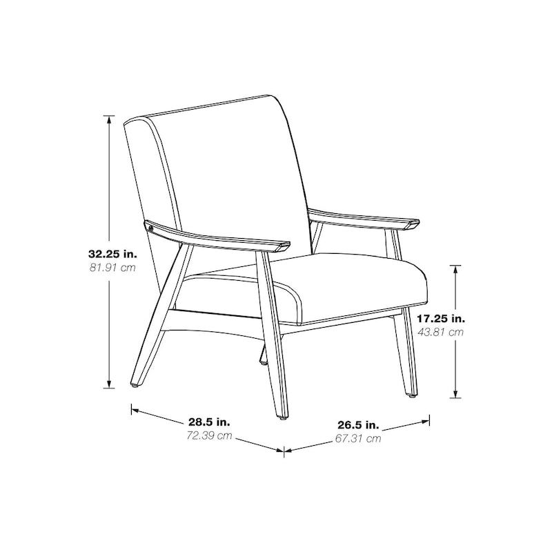 Fauteuil Carson Carrington Karkkila style milieu du siècle