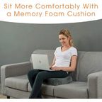 Coussin de siège extra-large en mousse à mémoire de forme ultra-soutien de la collection Cheer