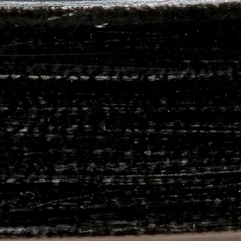 Table basse rectangulaire Glenn de SEI Furniture, en métal noir avec plateau et étagère inférieure en verre.