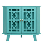 Meuble d'angle buffet autoportant, organisateur de rangement d'angle