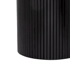 Table de salle à manger ronde sur pied central