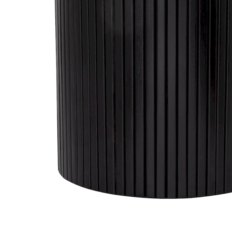 Table de salle à manger ronde sur pied central