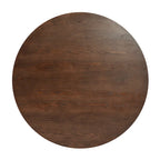 Table de salle à manger ronde sur pied central