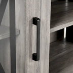 Meuble TV Moasis Highboy 59 pouces à 2 portes avec éclairage LED pour téléviseurs jusqu'à 70 pouces