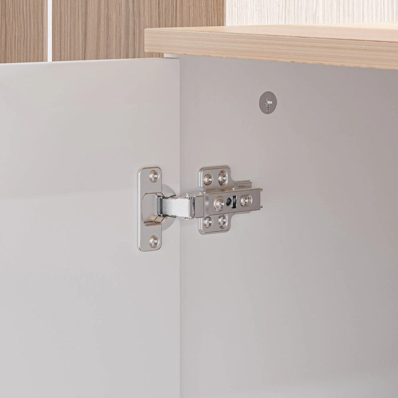 Bureau réglable en hauteur 63 pouces, design ergonomique, grand espace de rangement et possibilité de travailler debout