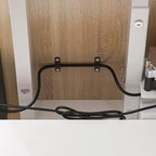 Bureau réglable en hauteur 63 pouces, design ergonomique, grand espace de rangement et possibilité de travailler debout