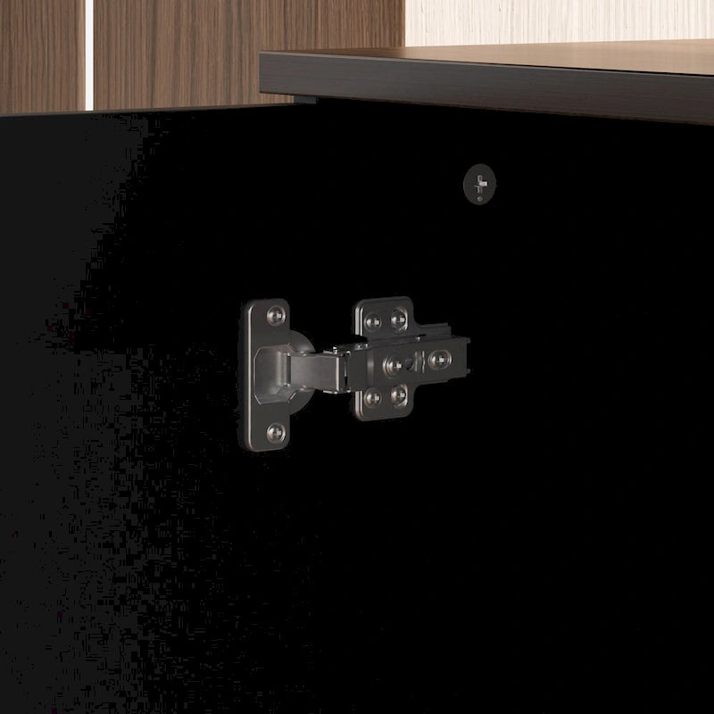 Bureau réglable en hauteur 63 pouces, design ergonomique, grand espace de rangement et possibilité de travailler debout