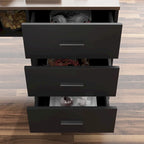 Bureau réglable en hauteur 63 pouces, design ergonomique, grand espace de rangement et possibilité de travailler debout