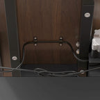 Bureau réglable en hauteur 63 pouces, design ergonomique, grand espace de rangement et possibilité de travailler debout