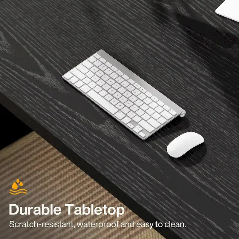 Bureau de direction de 180 cm (70,87 pouces), bureau d'ordinateur en bois pour bureau à domicile, poste de travail, mobilier professionnel