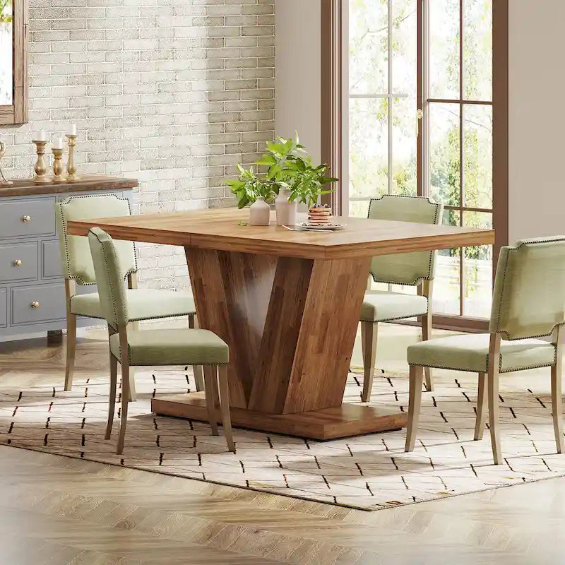 47 Petite table rectangulaire de style campagnard pour salle à manger de cuisine