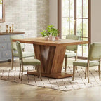 47 Petite table rectangulaire de style campagnard pour salle à manger de cuisine