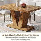 47 Petite table rectangulaire de style campagnard pour salle à manger de cuisine