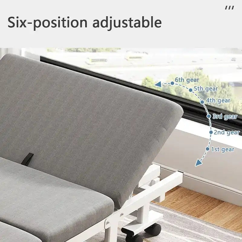 Lit d'appoint pliant portable Hansabenne avec matelas à mémoire de forme