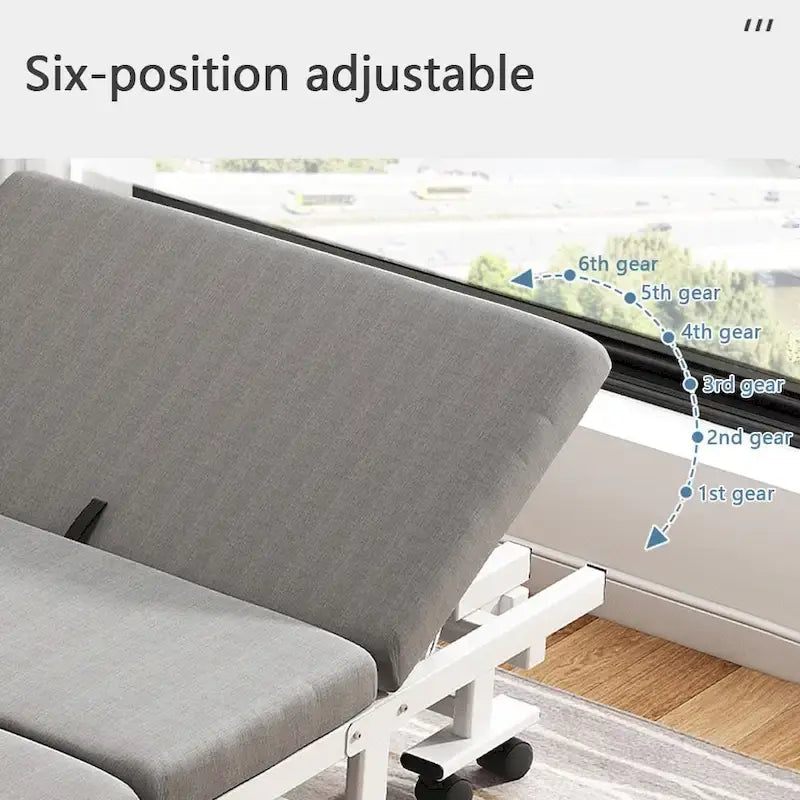 Lit d'appoint pliant portable Hansabenne avec matelas à mémoire de forme