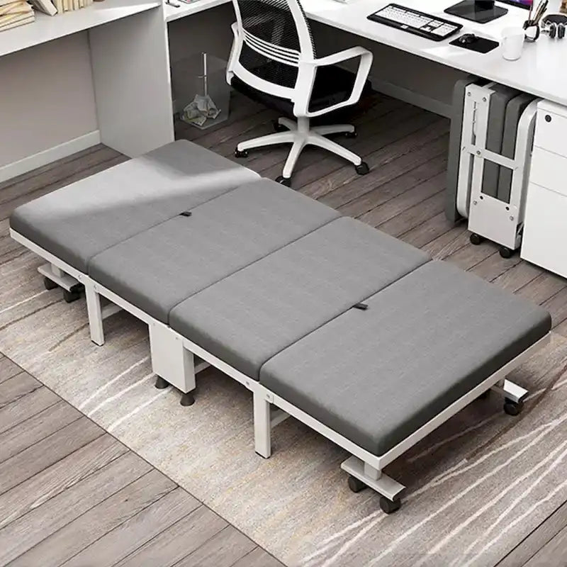 Lit d'appoint pliant portable Hansabenne avec matelas à mémoire de forme