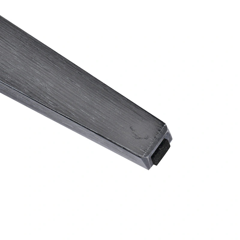 Ensemble de table à manger 5 pièces en bois massif 47L (1 table + 4 chaises à dossier à lattes)