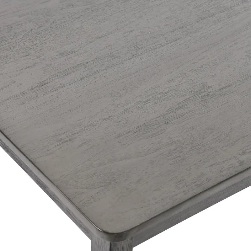 Ensemble de table à manger 5 pièces en bois massif 47L (1 table + 4 chaises à dossier à lattes)