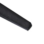 Ensemble de table à manger 5 pièces en bois massif 47L (1 table + 4 chaises à dossier à lattes)