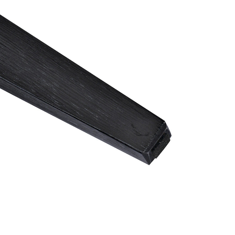 Ensemble de table à manger 5 pièces en bois massif 47L (1 table + 4 chaises à dossier à lattes)