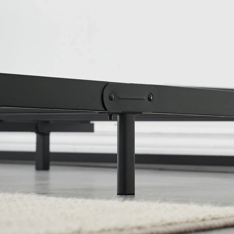 Cadre de lit bas en métal avec plateforme de 15 cm