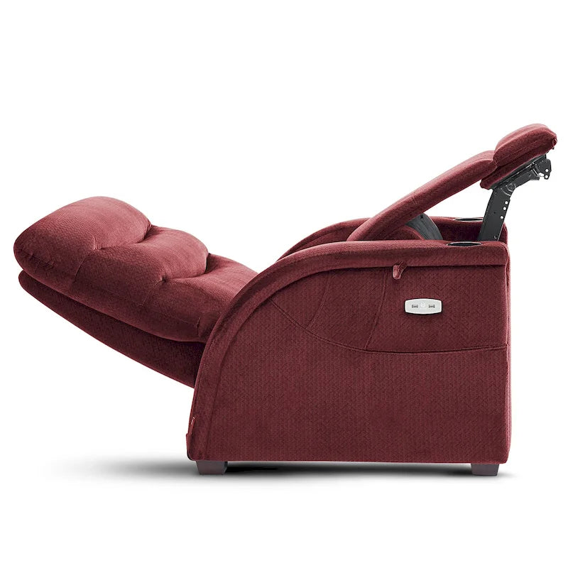 Fauteuil inclinable électrique zéro gravité MCombo avec appui-tête réglable pour salon, tissu ZG334