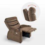 Fauteuil inclinable électrique zéro gravité MCombo avec appui-tête réglable pour salon, tissu ZG334