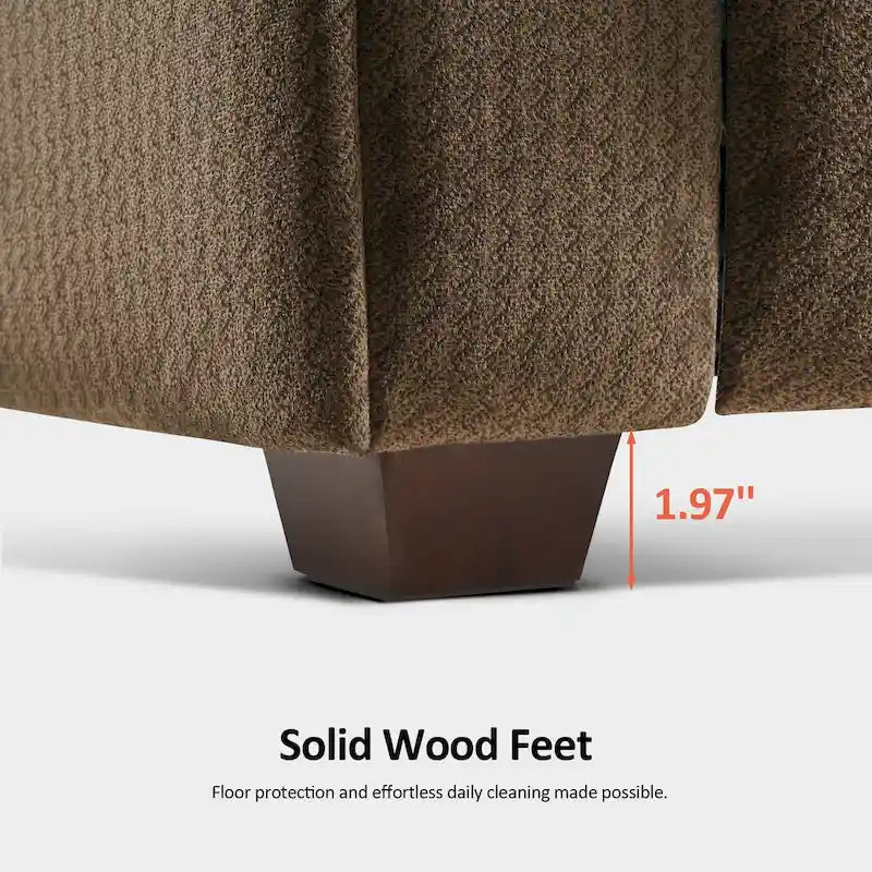 Fauteuil inclinable électrique zéro gravité MCombo avec appui-tête réglable pour salon, tissu ZG334