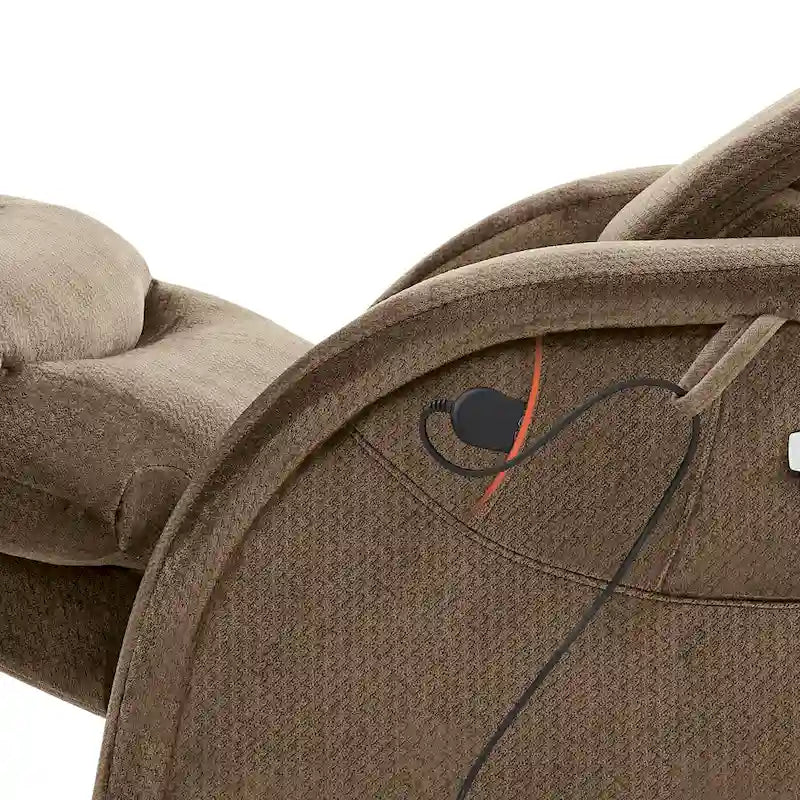 Fauteuil inclinable électrique zéro gravité MCombo avec appui-tête réglable pour salon, tissu ZG334