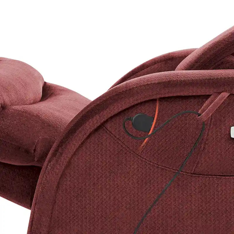 Fauteuil inclinable électrique zéro gravité MCombo avec appui-tête réglable pour salon, tissu ZG334