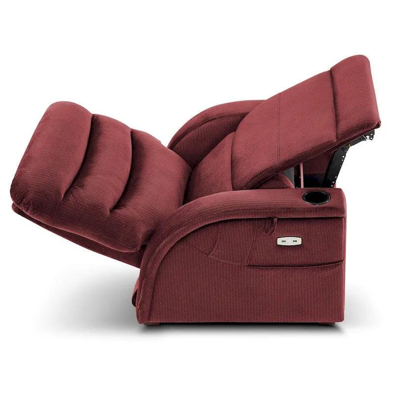 Fauteuil inclinable électrique zéro gravité MCombo avec appui-tête réglable pour salon, tissu ZG334