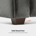 Fauteuil inclinable électrique zéro gravité MCombo avec appui-tête réglable pour salon, tissu ZG334