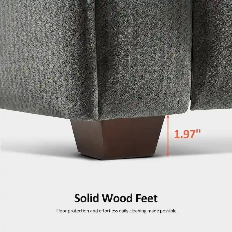 Fauteuil inclinable électrique zéro gravité MCombo avec appui-tête réglable pour salon, tissu ZG334