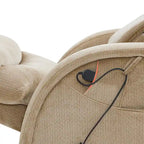 Fauteuil inclinable électrique zéro gravité MCombo avec appui-tête réglable pour salon, tissu ZG334