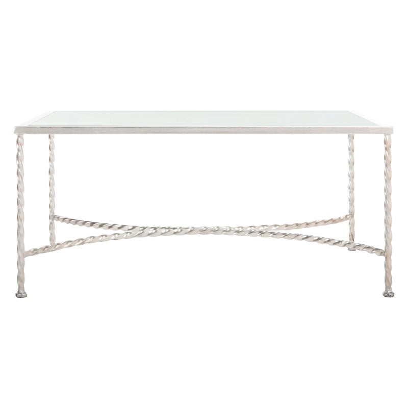 Table basse en verre SAFAVIEH Couture Sedighe - 40 cm L x 24 cm P x 18 cm H