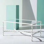 Table basse en verre SAFAVIEH Couture Sedighe - 40 cm L x 24 cm P x 18 cm H