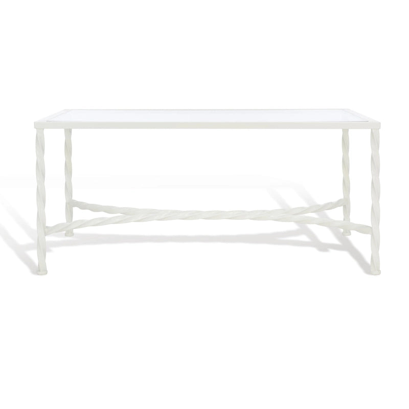 Table basse en verre SAFAVIEH Couture Sedighe - 40 cm L x 24 cm P x 18 cm H